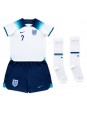 England Jack Grealish #7 Heimtrikotsatz für Kinder WM 2022 Kurzarm (+ Kurze Hosen)